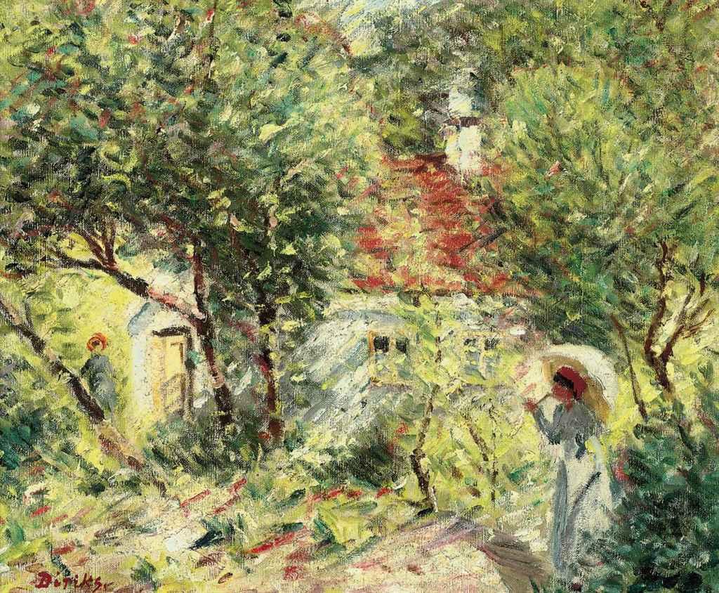 Karl Edvard Diriks - I hagen av Renoir i Les Collettes