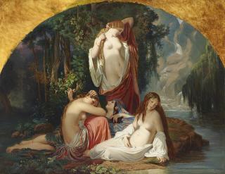 Karl-Ernest-Rodolphe-Heinrich-Salem Lehmann - Les baigneuses - Les filles de la source