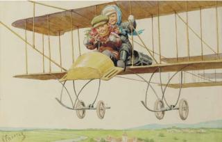 Karl Feiertag - Airplane Ride; Also Five Other Scenes Depicting Children