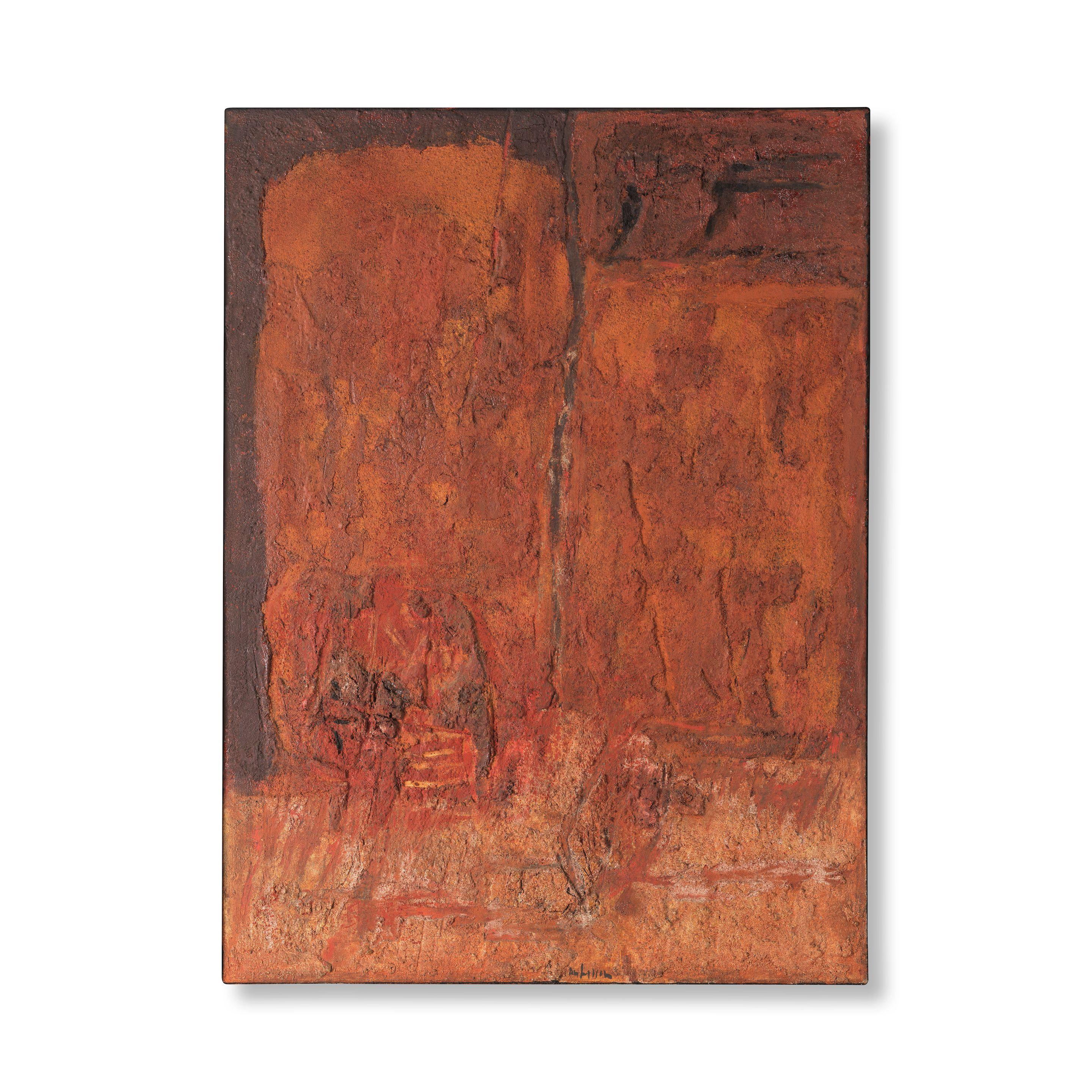 Karl Fred Dahmen - In Rot-orange