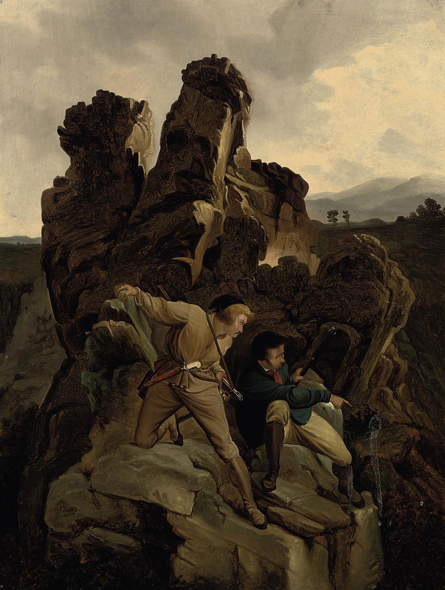 Karl Friedrich Lessing - Preparing an ambush
