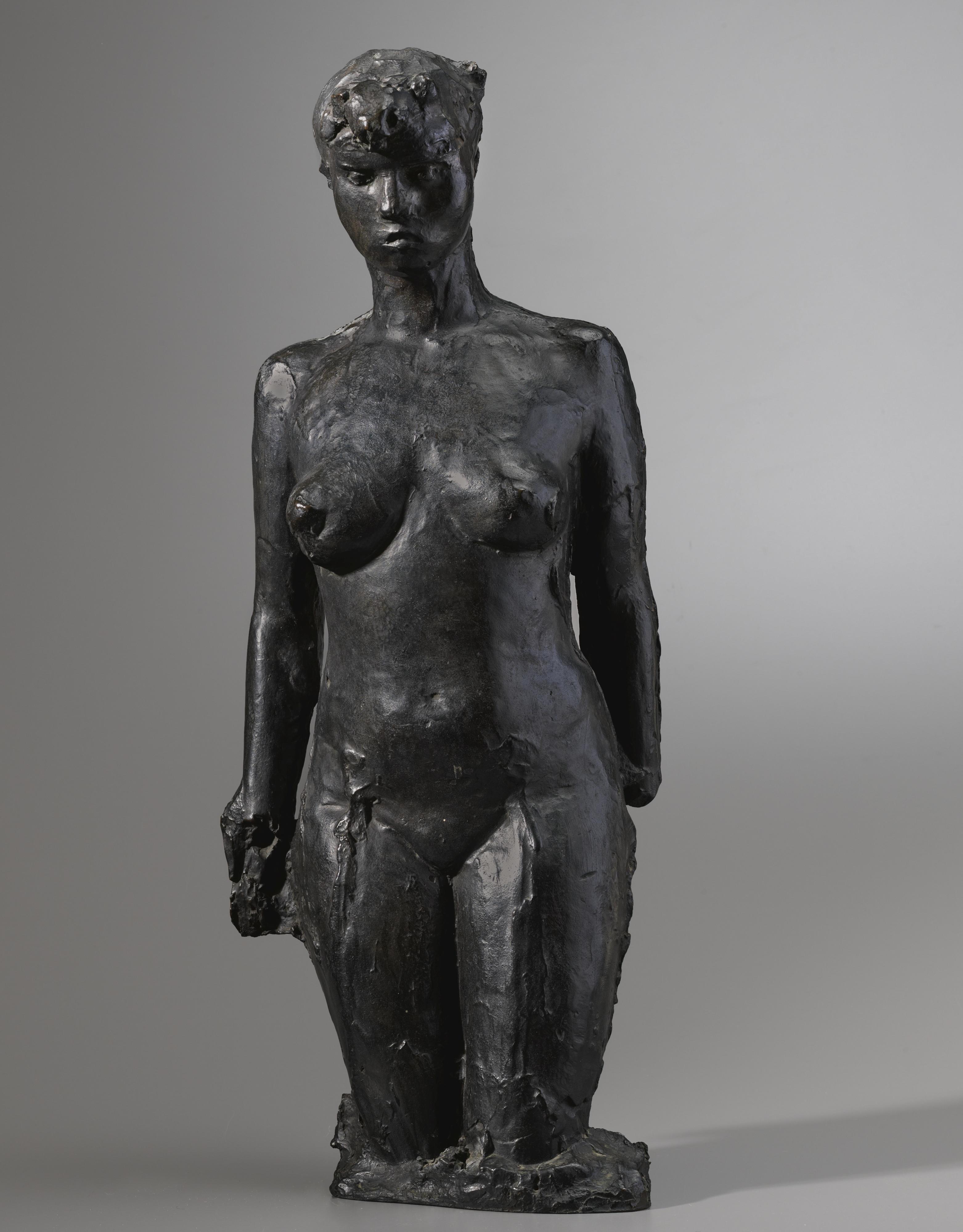 Karl Geiser - Büste Einer Jungen Frau Sitzender Weiblicher Akt Sitzender Weiblicher Akt Auf Stuhl Bust Of A Young Woman Sitting Female Nude Female Nude Sitting On Chair