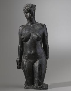 Karl Geiser - Büste Einer Jungen Frau Sitzender Weiblicher Akt Sitzender Weiblicher Akt Auf Stuhl Bust Of A Young Woman Sitting Female Nude Female Nude Sitting On Chair