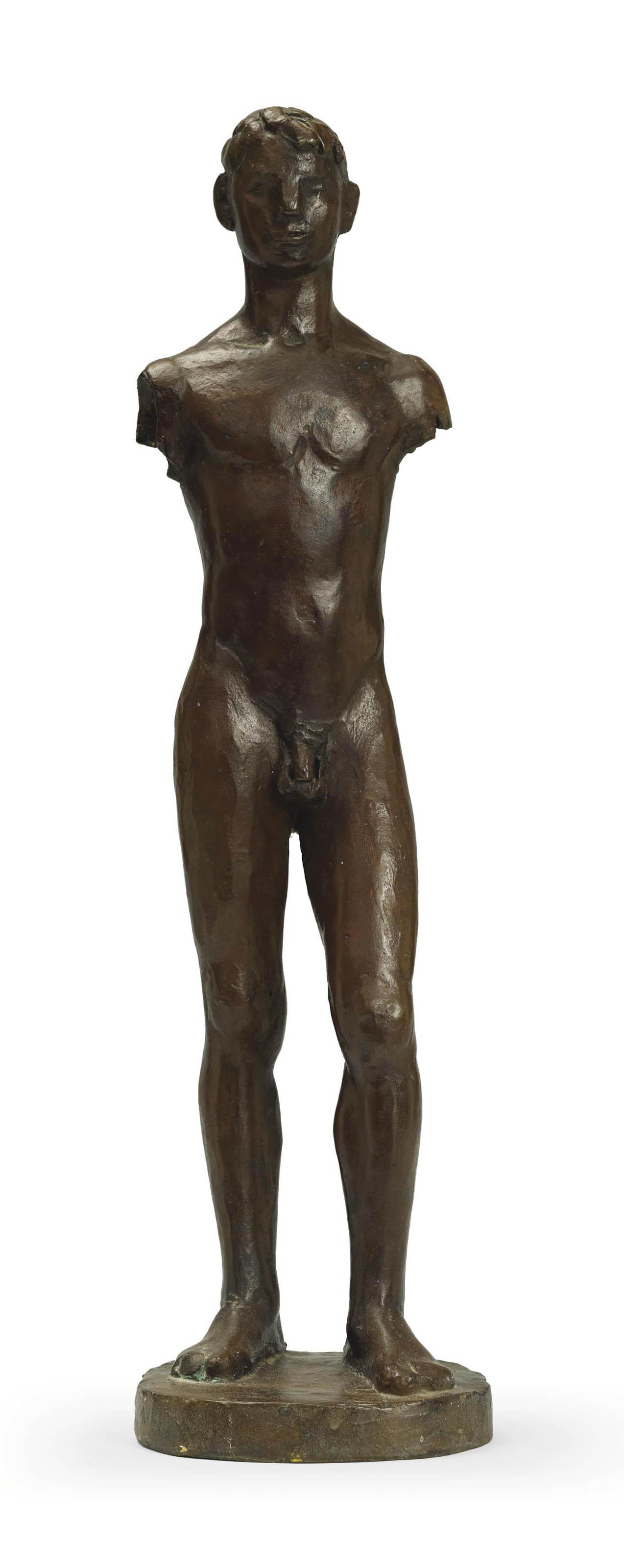 Karl Geiser - Jüngling Akt