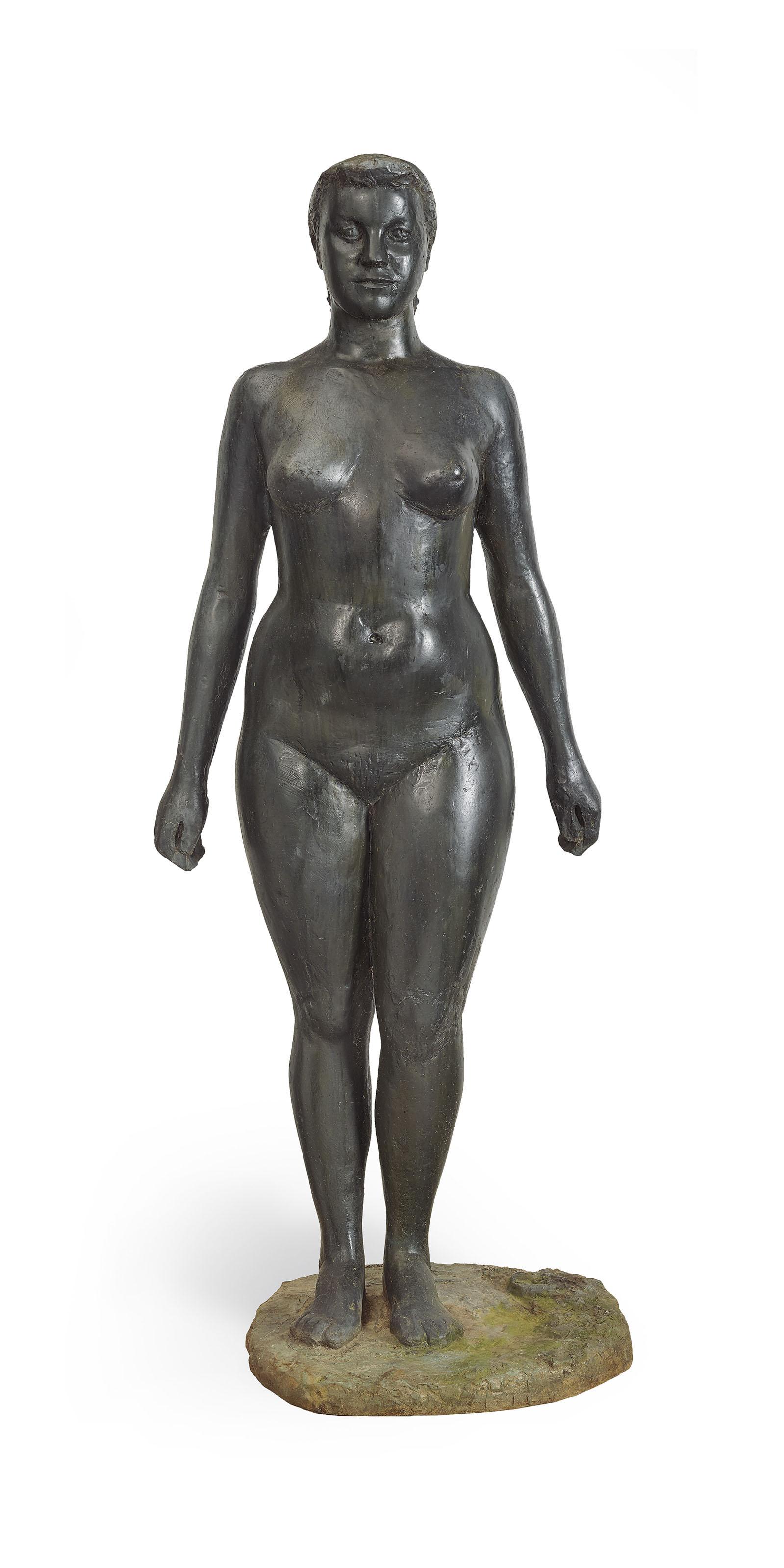 Karl Geiser - Stehender, weiblicher Akt (Doris), nach 1942