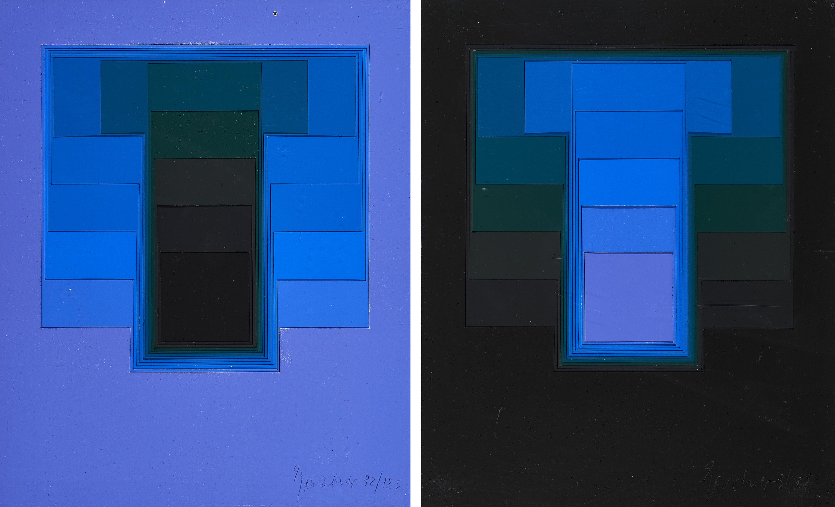 Karl Gerstner - Colour Sounds Blue I und II.