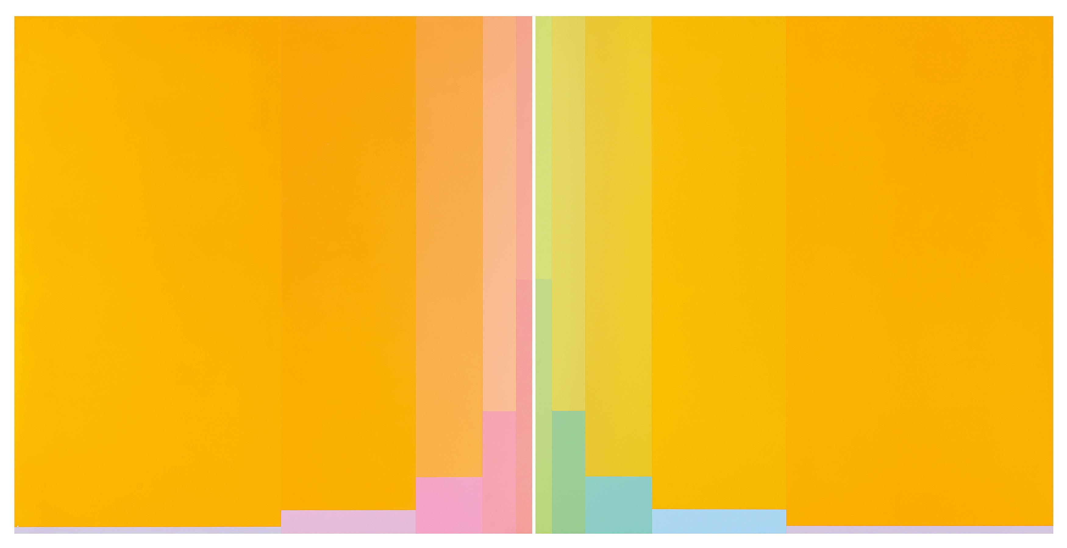 Karl Gerstner - Metachromes Diptychon (Chromorphose 1.03/1.04)