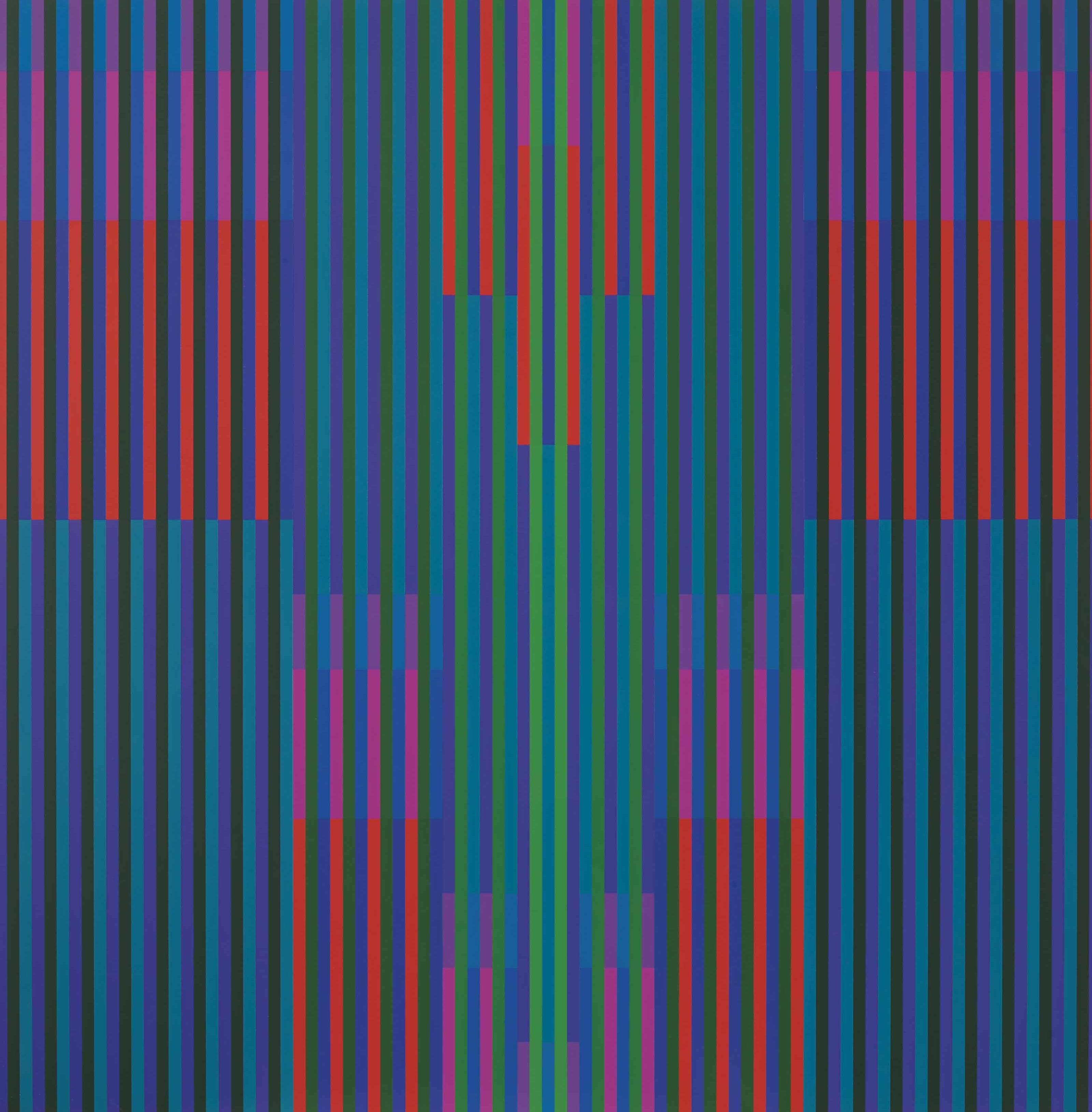 Karl Gerstner - Synchromie 76, 2001