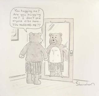 Karl Haendel - New York Cartoon Drawing #8