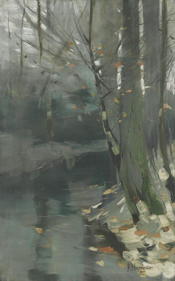 Karl Hagemeister - Diesiger Wintertag im Luch