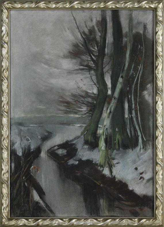 Karl Hagemeister - Märkische Winterlandschaft (Ufer am Wentorf-Graben)