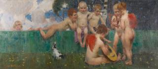 Karl Hartmann - „Kinderfries: Frühling“.