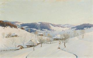 Karl Hauptmann - Winterlandschaft