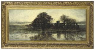 Karl Heffner - A flooded Norfolk landscape