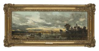 Karl Heffner - Sunset over the marshes