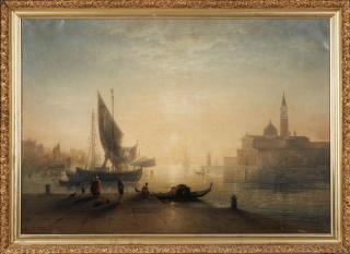 Karl Heilmayer - Canal S. Marco And S. Giorgio Maggiore Island, Venice