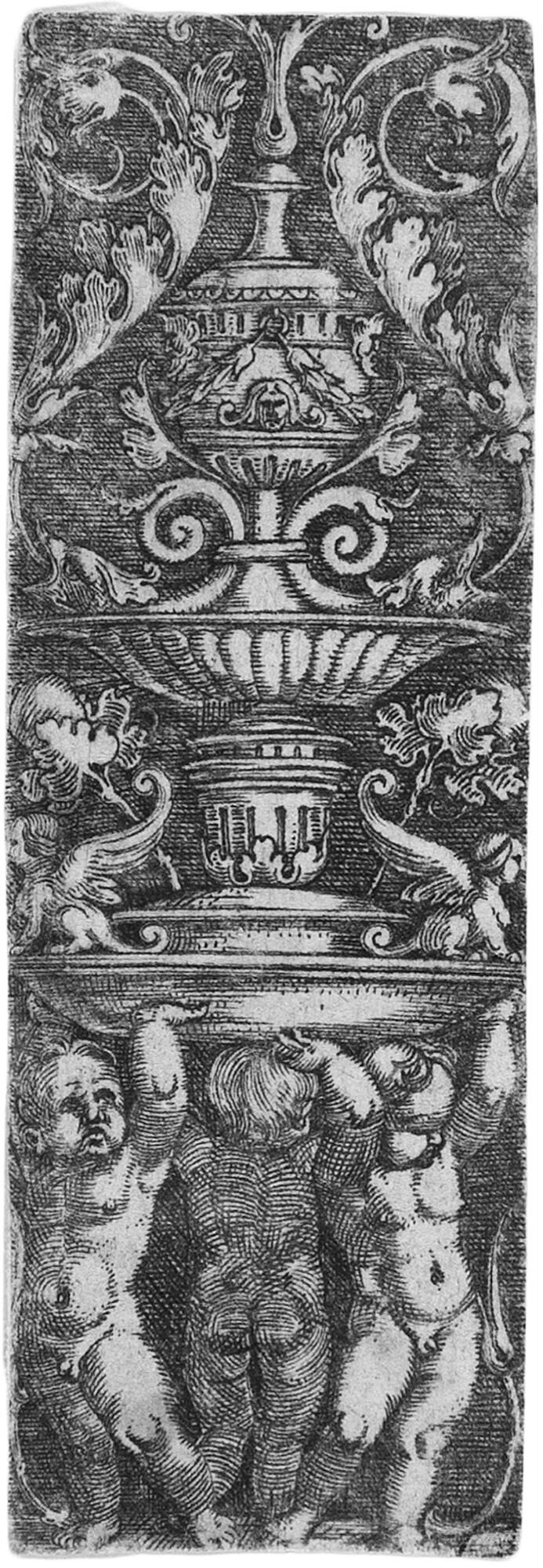 Karl Heilmayer - Ein Zypressengarten bei Verona, Morgenstimmung.