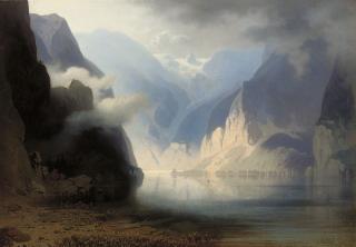 Karl Heilmayer - Lake Konigsee in Berchtesgaden, Germany