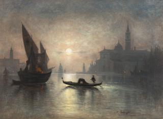 Karl Heilmayer - Venedig bei Vollmond