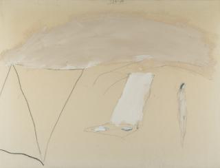 Karl Heinz Bohrmann - Ohne Titel (Figur in Landschaft)