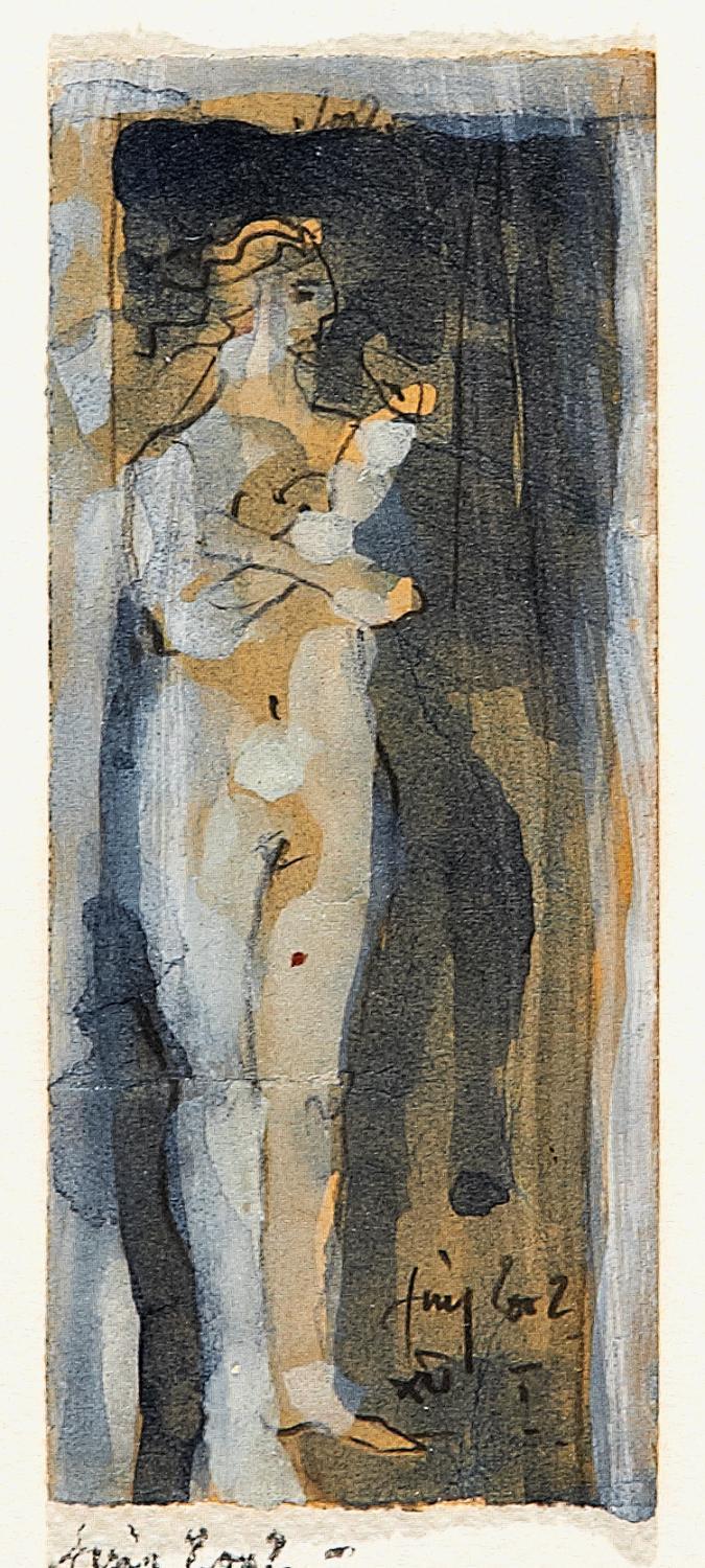 Karl Heinz Essig - Ohne Titel (Stehender Frauenakt)