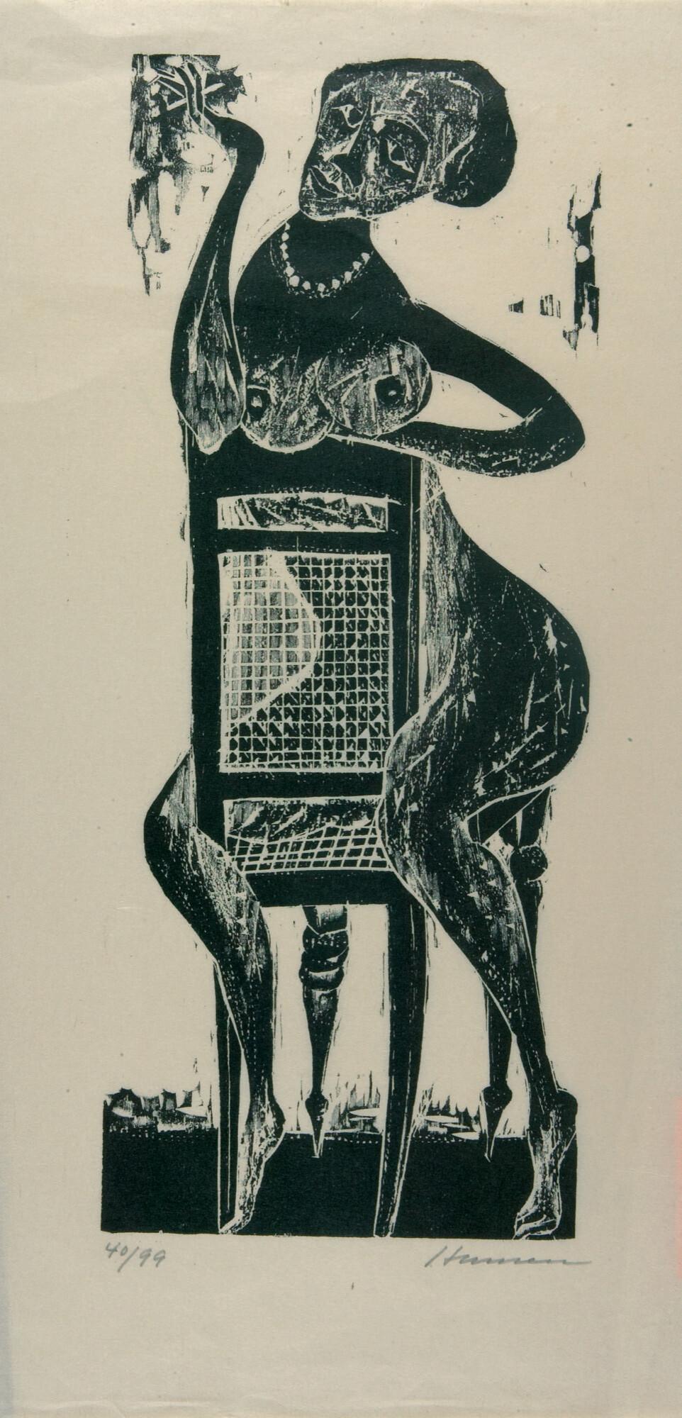 Karl-Heinz Hansen-Bahia - 4 Bll.: Figuren, u.a. aus „Flor de San Miquel“.