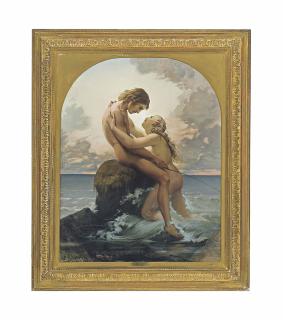 Karl-Henri-Rodolphe-Heinrich-Salem, Dit Henri Lehm - Le Pêcheur Et La Nymphe