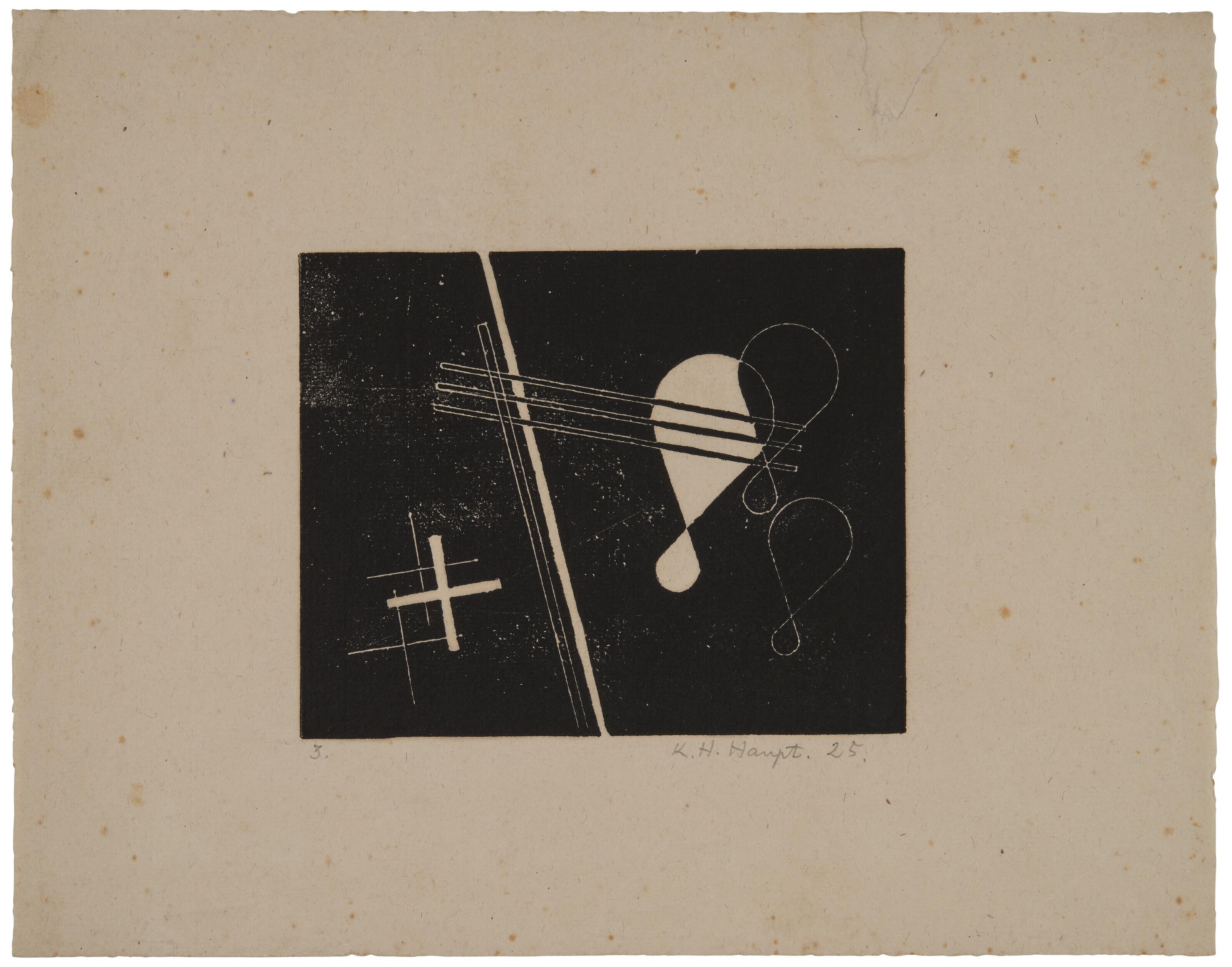 Karl Hermann Haupt - Untitled (Geometrische Komposition)