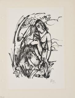 Karl Hofer - Aus: Adolf von Hatzfeld. Liebesgedichte.