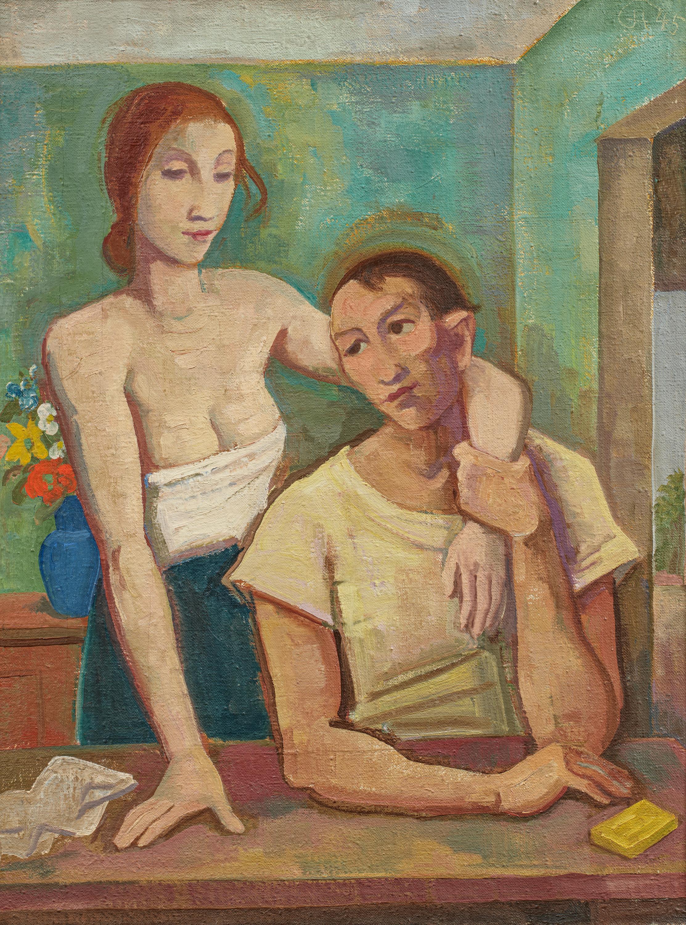 Karl Hofer - Das Paar.