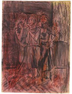 Karl Hofer - Drei Damen