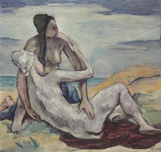 Karl Hofer - Im Meersand