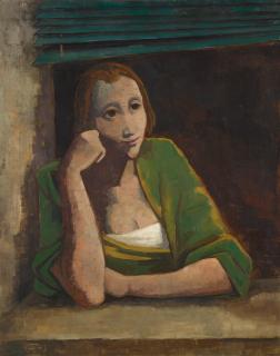 Karl Hofer - Mädchen Am Fenster (Girl At The Window)
