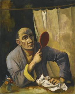 Karl Hofer - Mann Mit Spiegel (Man With Looking Glass)