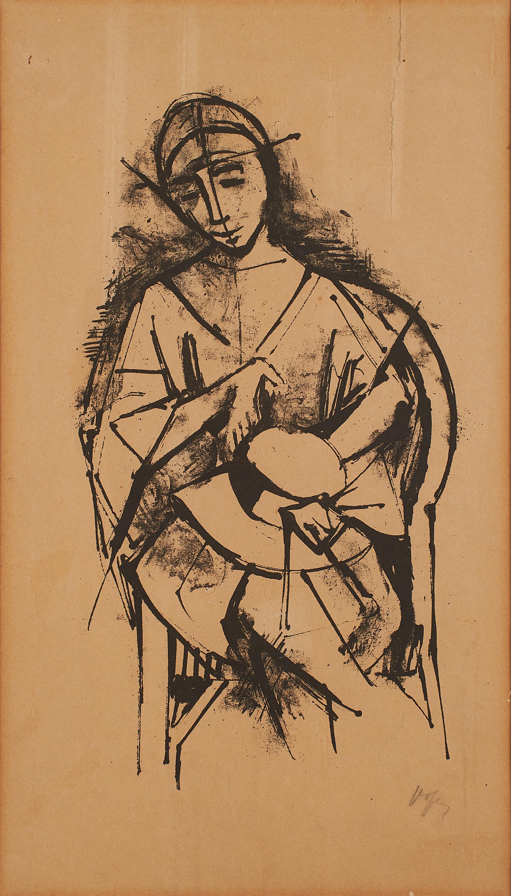 Karl Hofer - Putzmacherin IV.