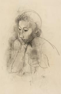 Karl Hofer - Sinnende.