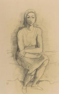 Karl Hofer - Sitzende