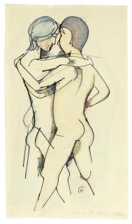 Karl Hofer - Umarmende