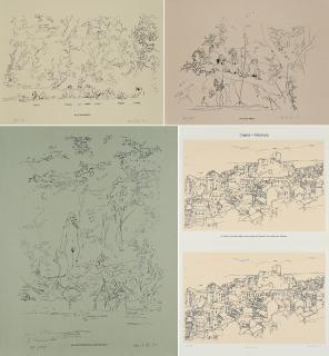 Karl Horst Hödicke - 4 Siebdrucke.