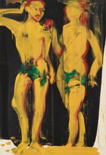 Karl Horst Hödicke - Adam und Eva nach Cranach (Elvira + Horst)