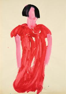 Karl Horst Hödicke - Das rote Gewand.