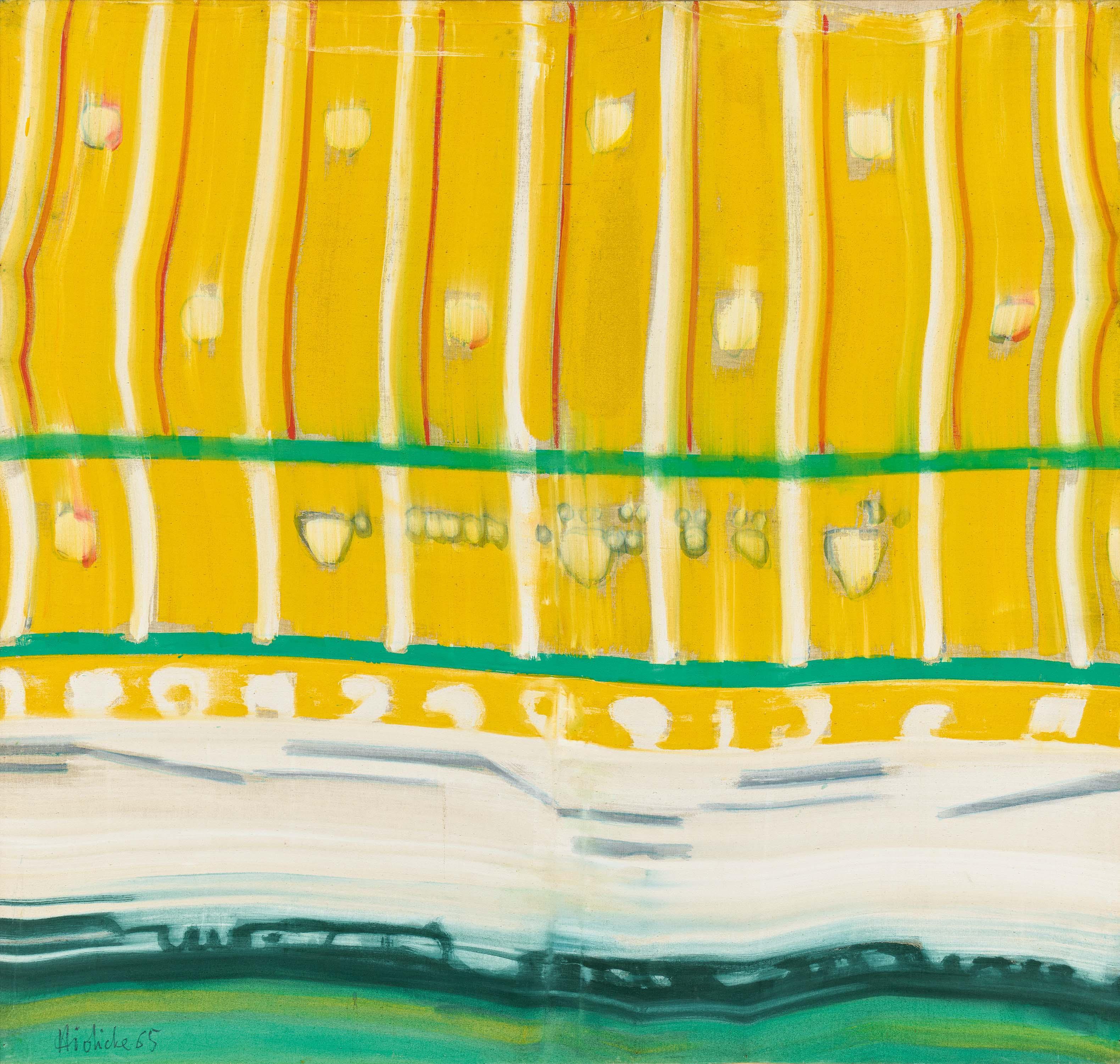 Karl Horst Hödicke - Gelbe Reflexion (Große Reflexion II).