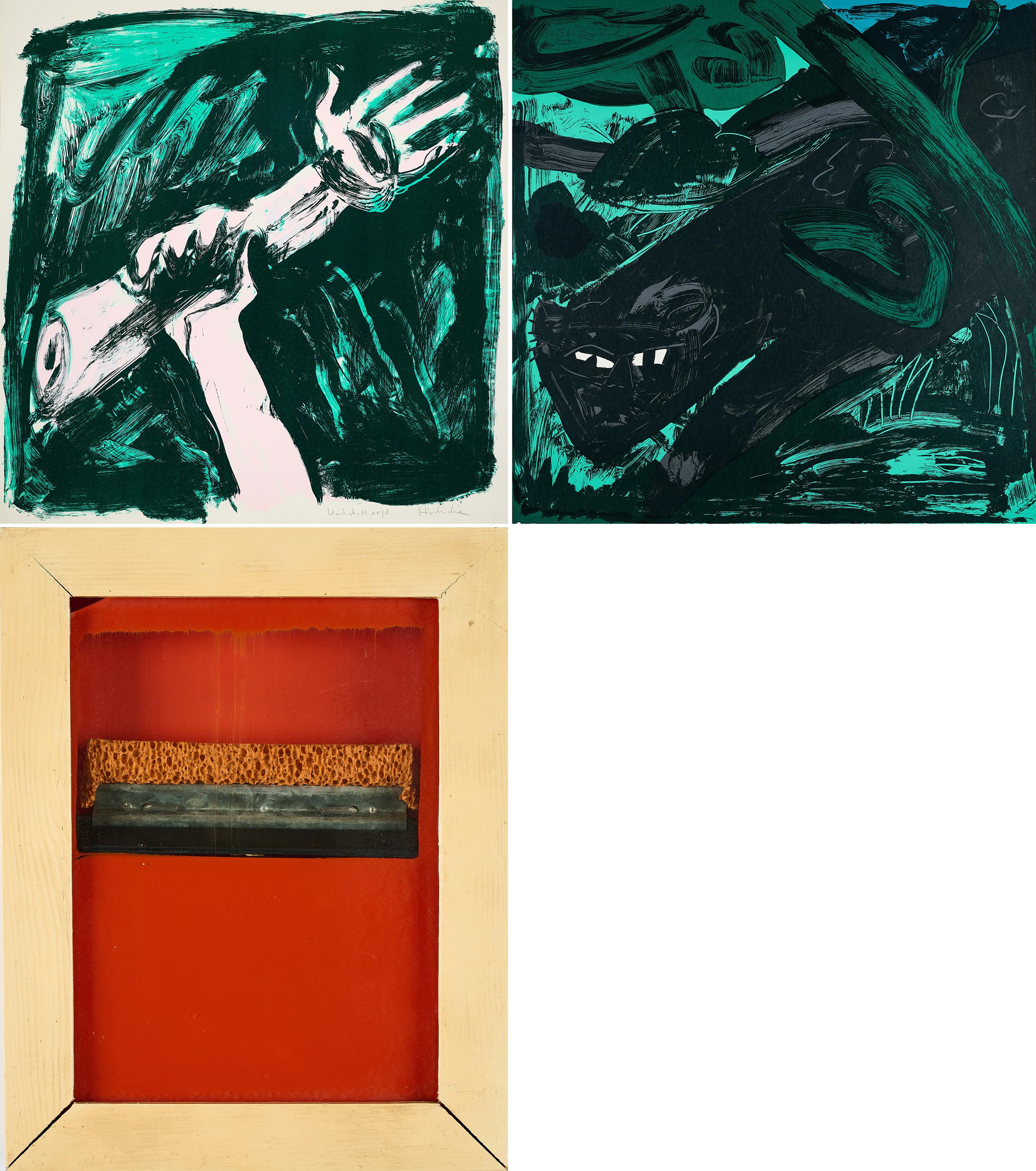 Karl Horst Hödicke - Konvolut von 2 Druckgrafiken und 1 Multiple.