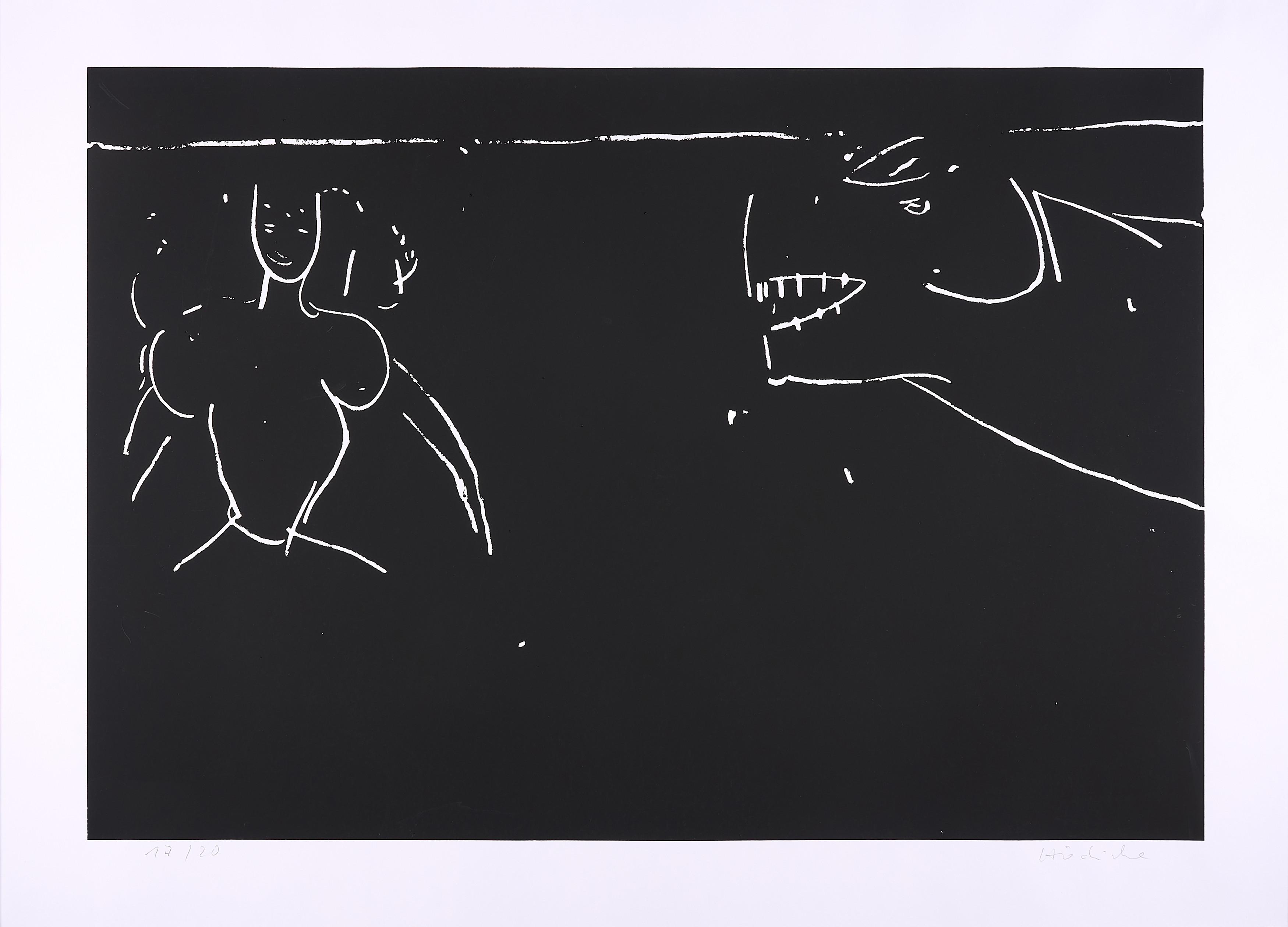 Karl Horst Hödicke - Mauerzeichnung.