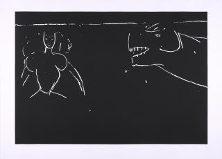 Karl Horst Hödicke - Mauerzeichnung.