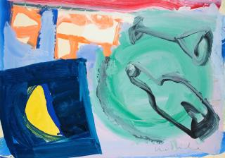 Karl Horst Hödicke - Nächtliches Gelage.