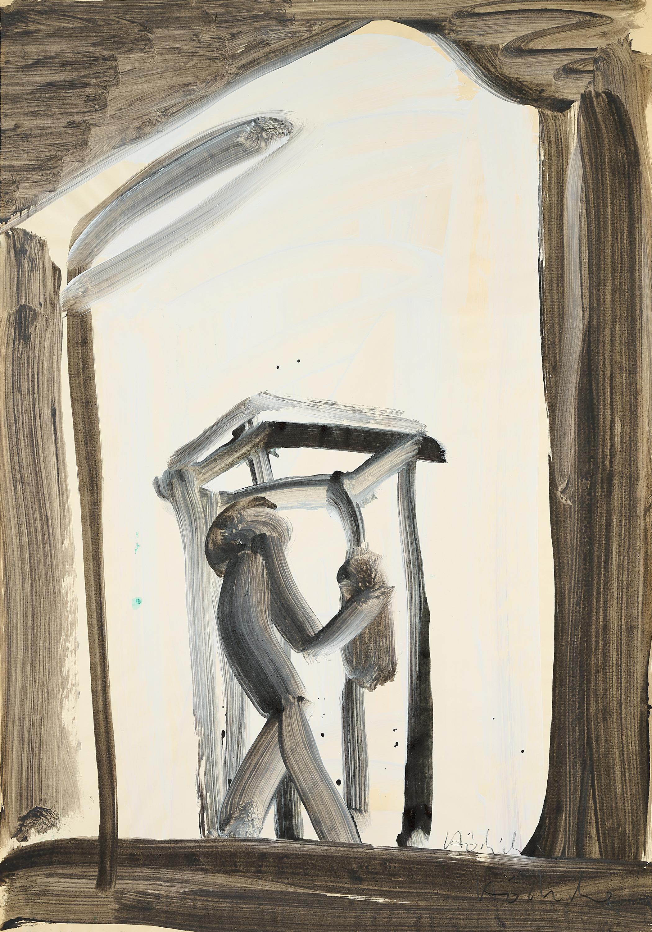 Karl Horst Hödicke - Telefonzelle.