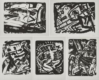 Karl Horst Hödicke - Zehn Steindrucke.