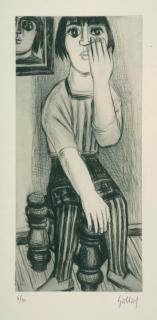 Karl Hubbuch - 2 Bll.: Isabel. – Ellen (Frau des Künstlers).