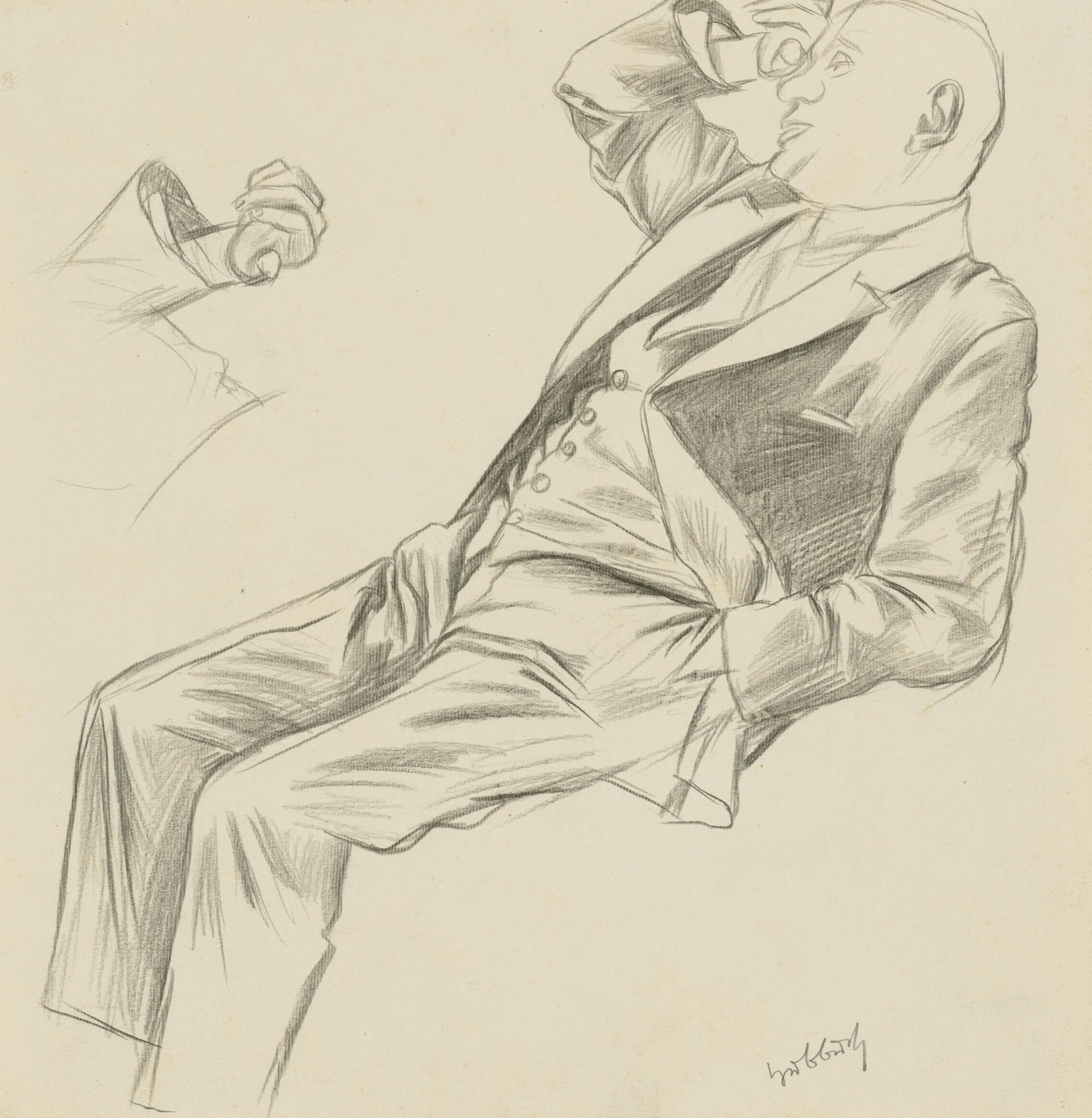 Karl Hubbuch - Bankmann